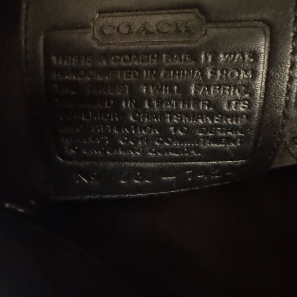 Coach Mercer Black Shoulder Bag - Picture 7 of 14
